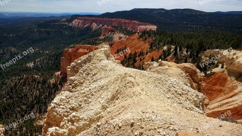 Bryce Canyon National Park Utah Hoodoos Landscape View Nature