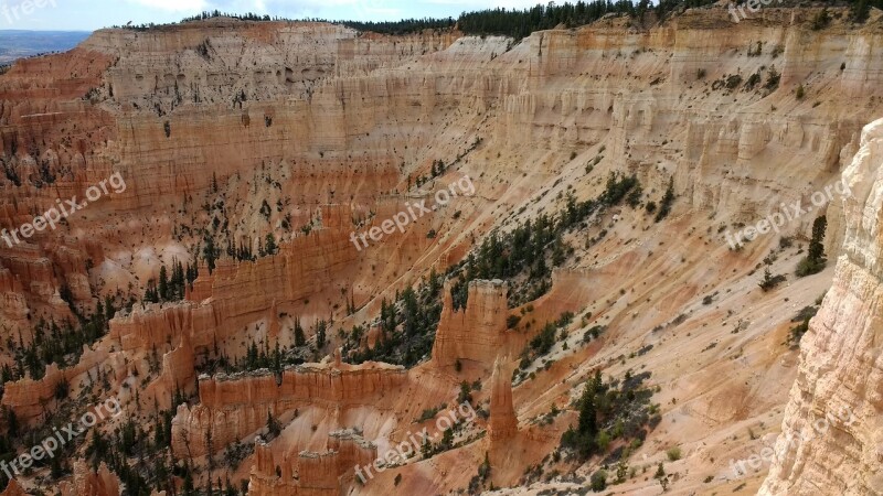 Bryce Canyon National Park Utah Hoodoos Landscape View Nature