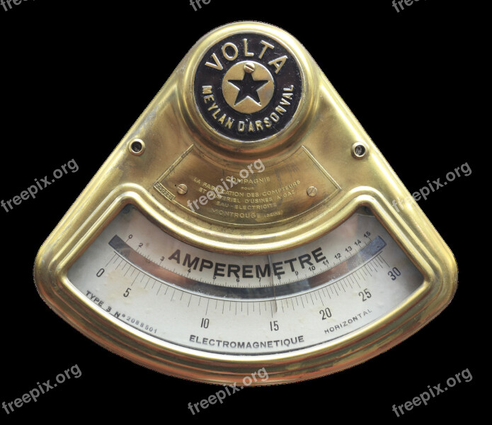 Amp Ammeter Electricity Current Gauge