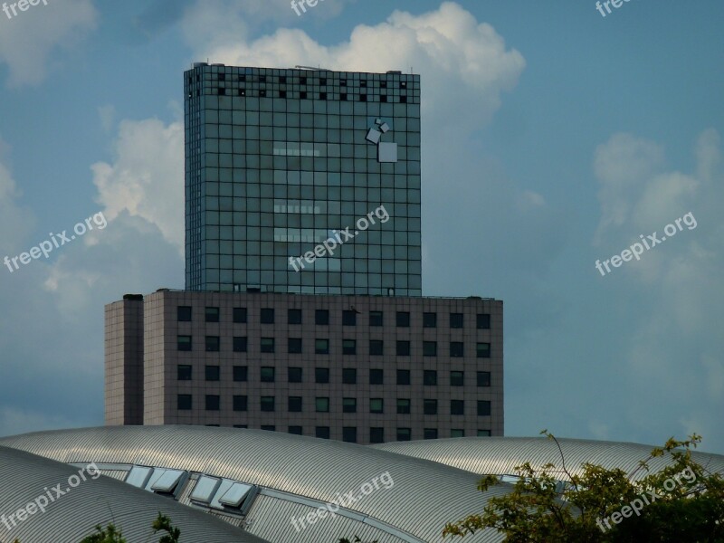 Skyscraper Window Frankfurt Building Facade