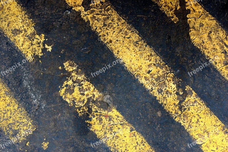 Warning Industrial Attention Danger Black And Yellow