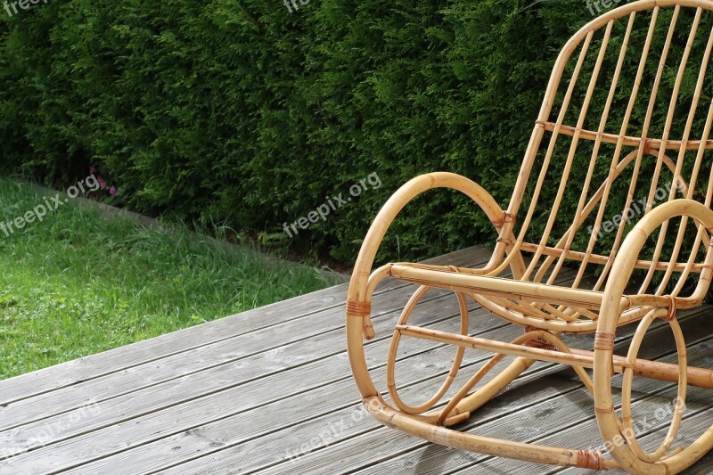 Rocking Chair Chair Terrace Balcony Garden