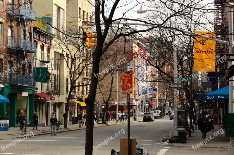 Soho New York Winter Free Photos