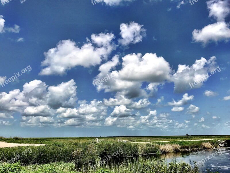 Sky Florida Landscape Summer Tropical