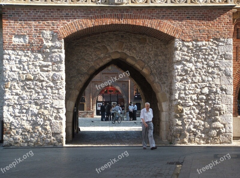 Cracow Florian Gate Poland Europe