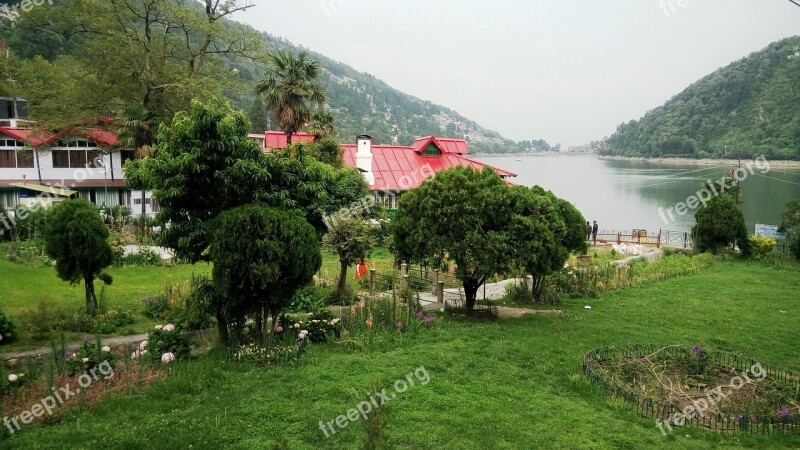 India Nainital Lake Hill Station Scene