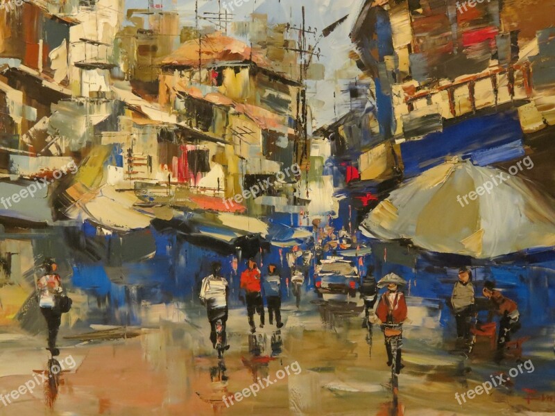 Vietnam Hanoi Picture Painting City