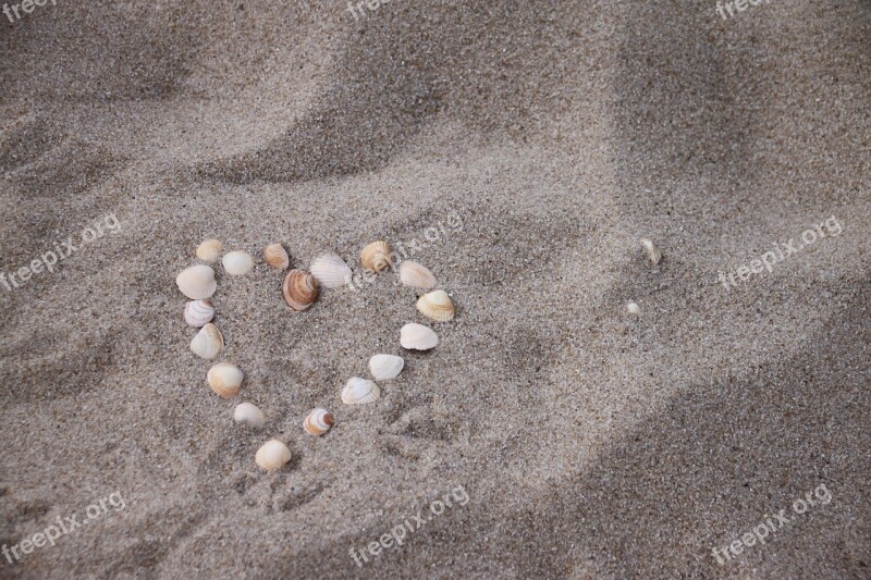 Beach Heart North Sea Roma Table Love