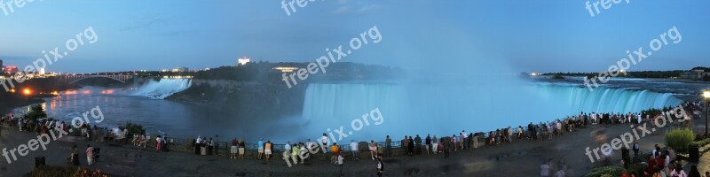 Niagara Falls Falls Panorama Waterfall Water Fall