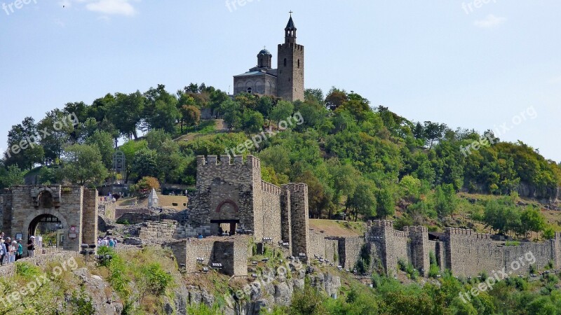 Tsarevets Veliko Tarnovo Bulgaria Fortress Castle