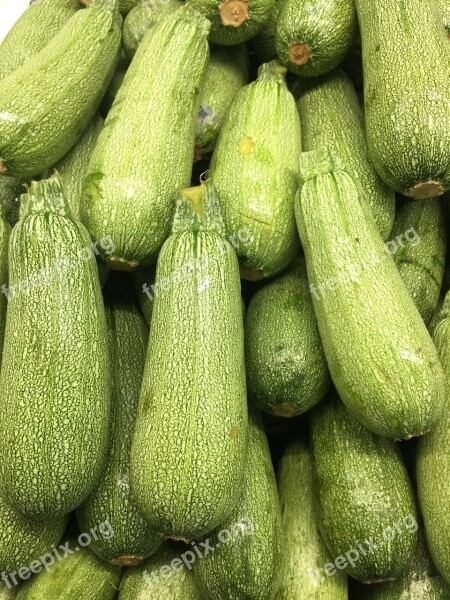 Zucchini Vegetables Market Free Photos