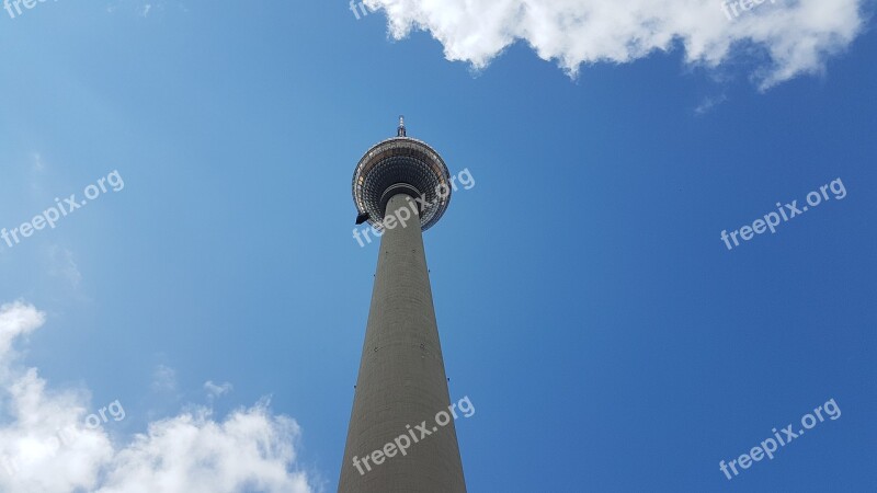 Berlin Capital Tv Tower High Building