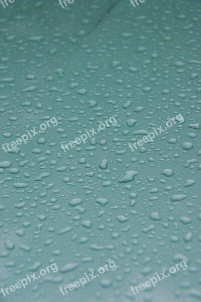 Water Droplets Dew Blue Rain Just Add Water