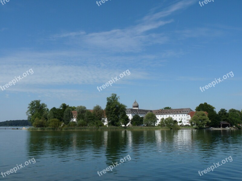 Chiemsee Woman Chiemsee Island Lake Chiemgau