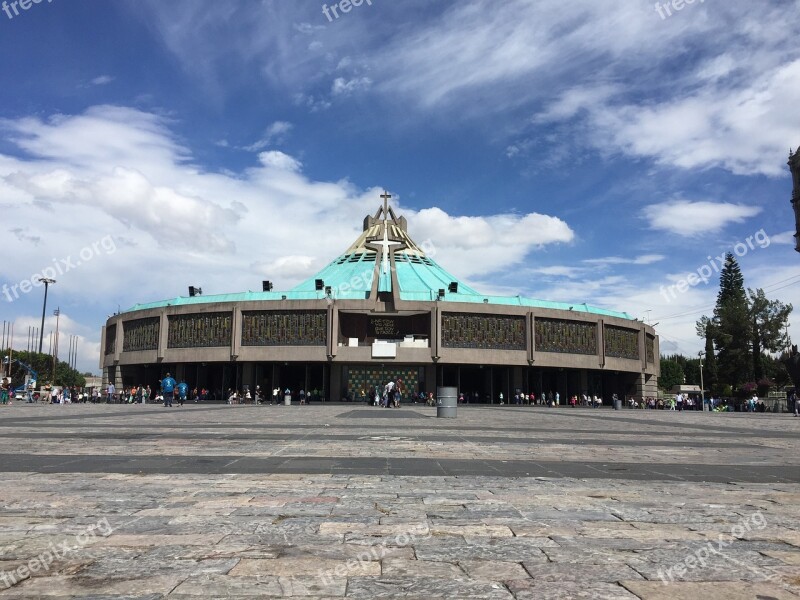 Mexico City Lady De Guadelupe Basilica Of The Virgin Of Guadalupe Free Photos