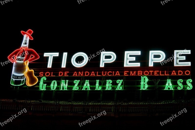 Spain Advertising Neon Sign Night Light