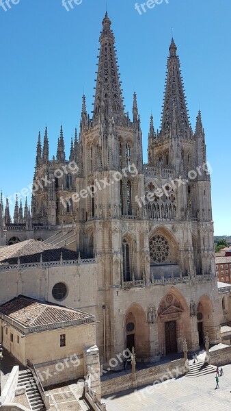 Burgos Cathedral Church Jakobsweg Free Photos