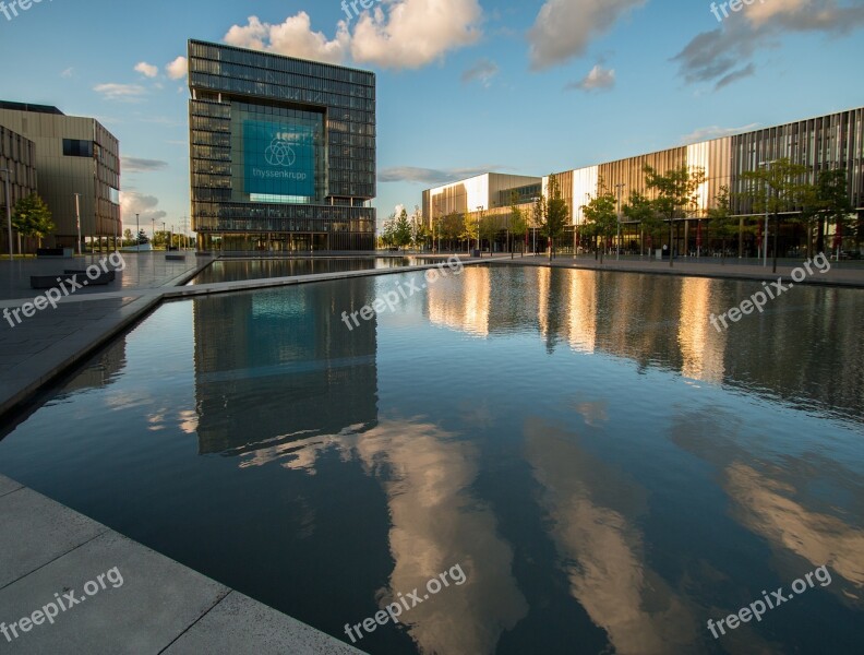 Thyssen Headquarters Eat Ruhr Area Free Photos