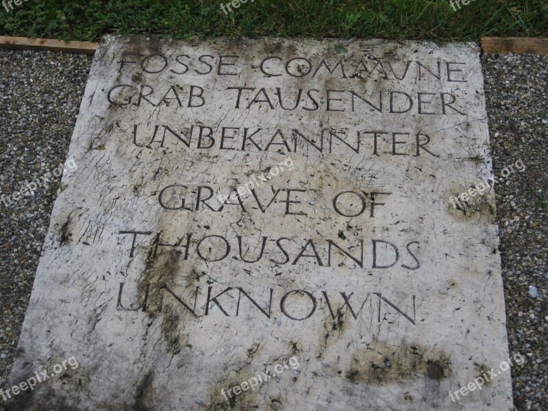 Dachau Memorial Grave Concentration Camp