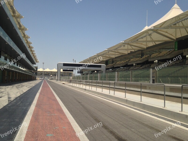 Abu Dhabi Yas Marina Circuit Yas Island Race Trace Formula One