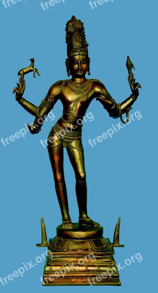 Veenadhara Shiva Bronze Southindian Bronze Free Photos