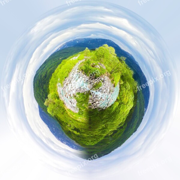 Planet Floating Planet Island Earth World