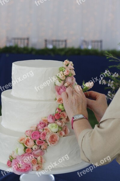 Wedding Cake Wedding Flowers Cake Dessert Icing