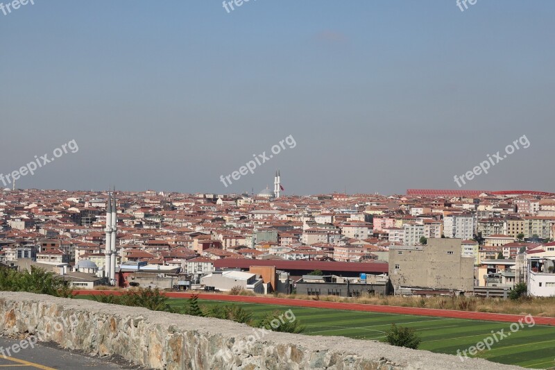 Landscape City Istanbul Turkey Sky