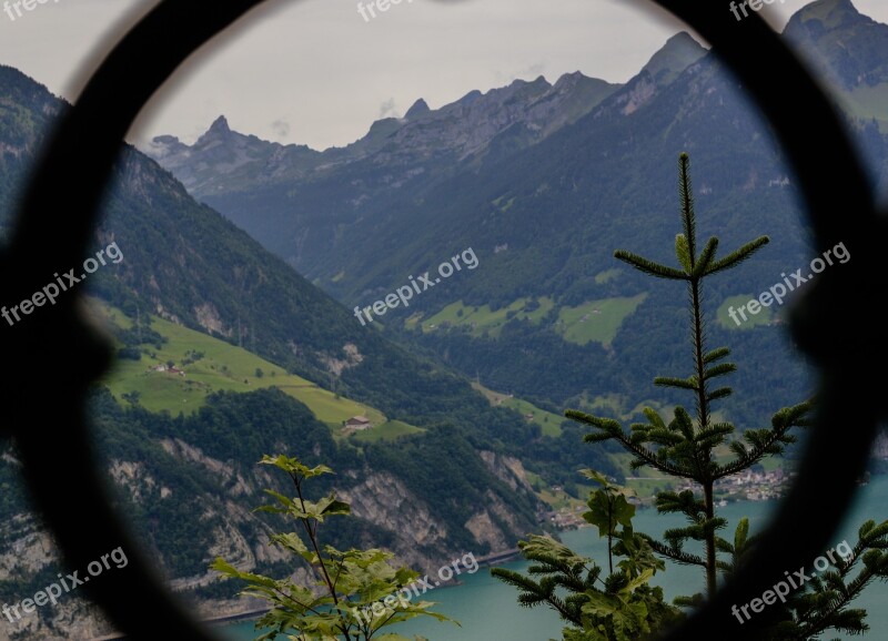 Lake Lucerne Bergsee Alpine Landscape Nature