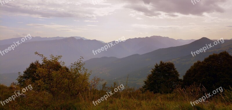 Mountain Baldo Nature Italy Mountains