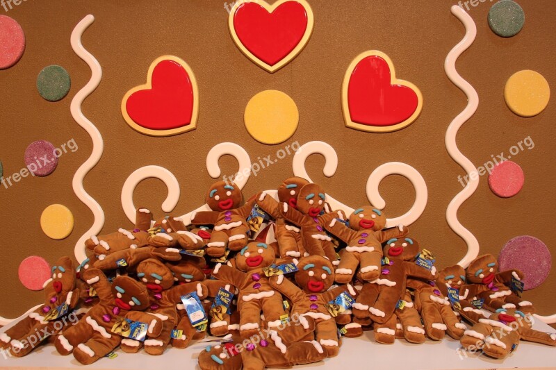 Gingerbread Christmas Winter Food Sweet