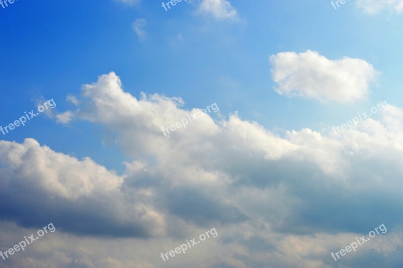 Sky With Clouds White Clouds Blue Sky Sky Clouds