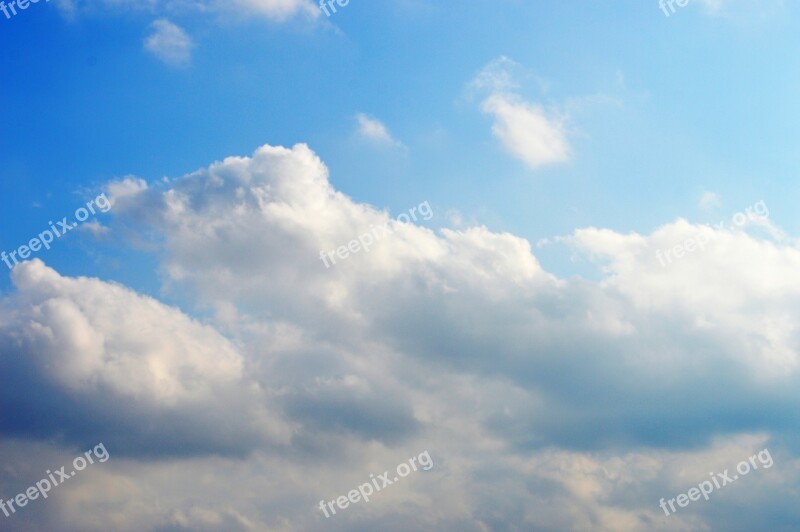 Sky With Clouds White Clouds Clouds Sky Free Photos