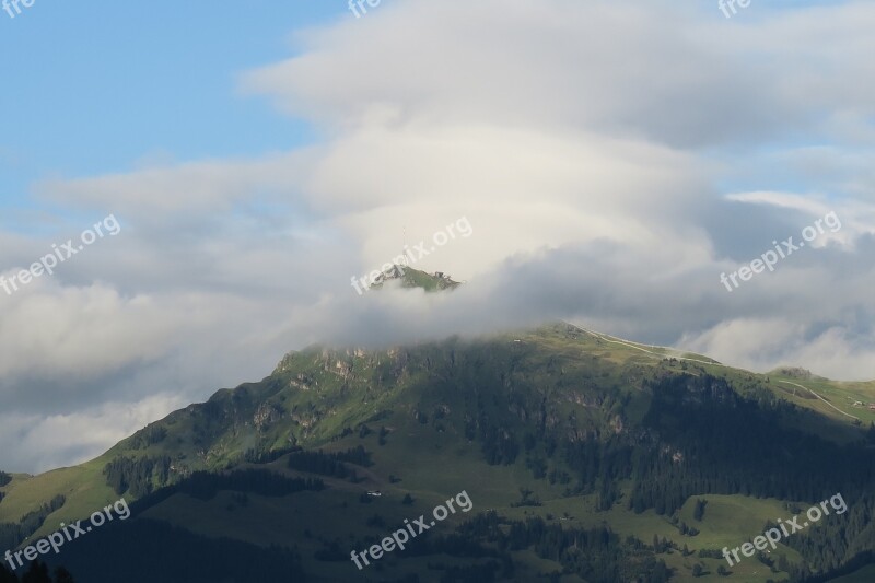 Mountain Clouds Mountains Landscape Cloud