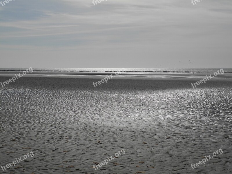 Bay Sum Maree Basse Clouds Free Photos