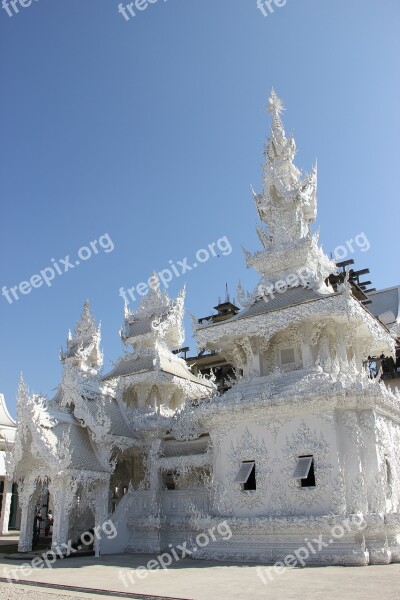 Wat Rong Khun Chiang Rai Chiang Rai Province Measure Thailand