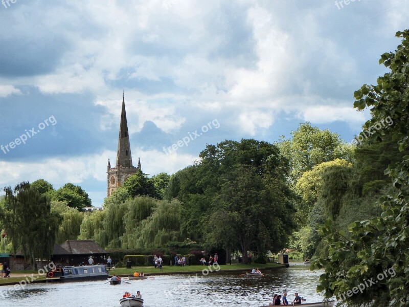 Church Barge Canal Boats Architecture