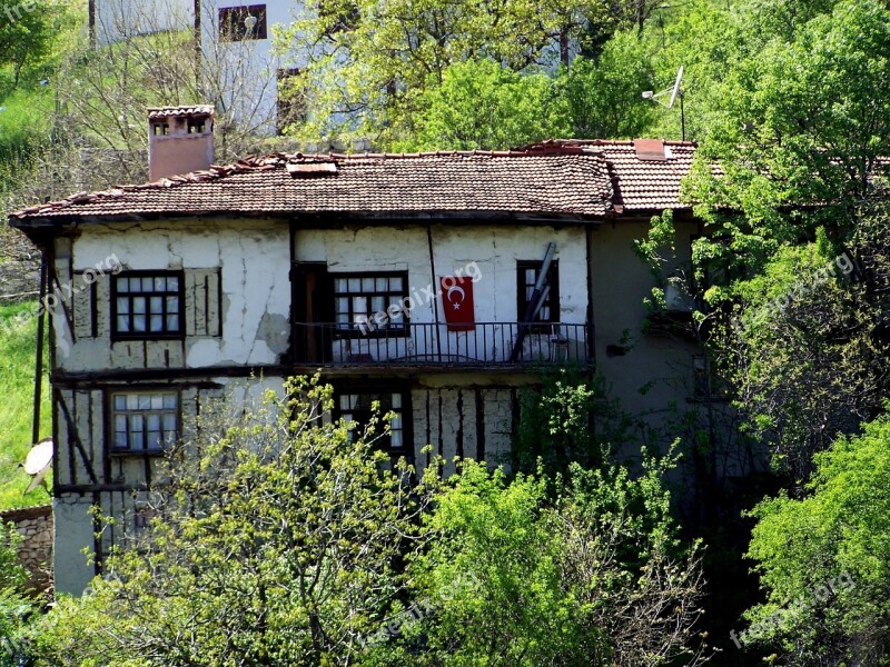 Houses Safranbolu Wood Window Turkey