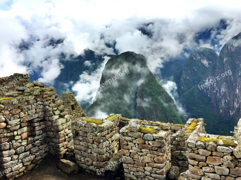 Peru Machu Picchu Machu Picchu Mountain