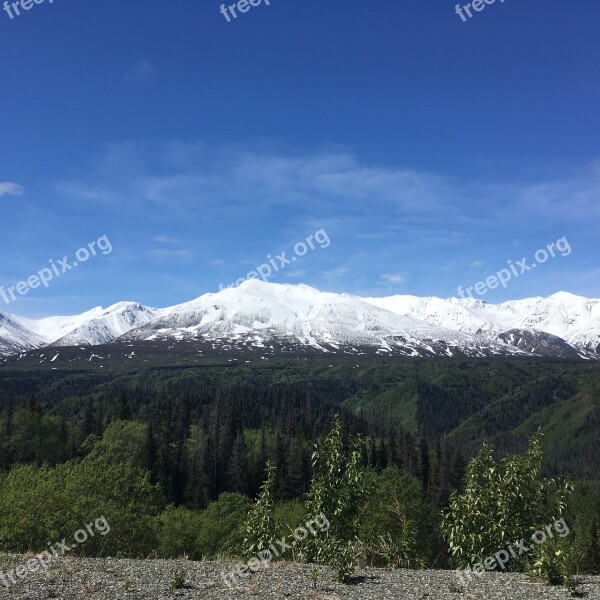 Yukon Mountains Nature Sky Tourism