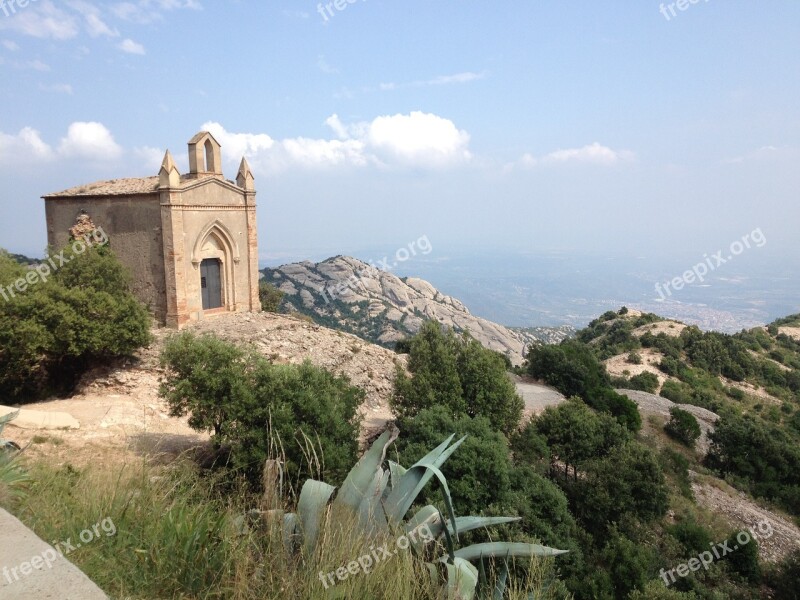 Barcelona Spain Monument Tourism Holidays