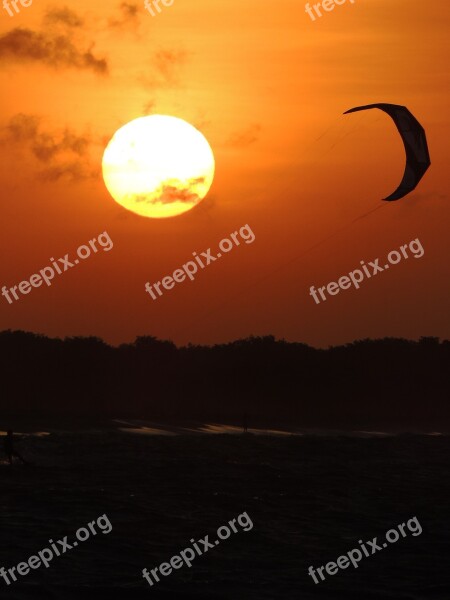 Sunset The Big Bar Beach Litoral Piauí