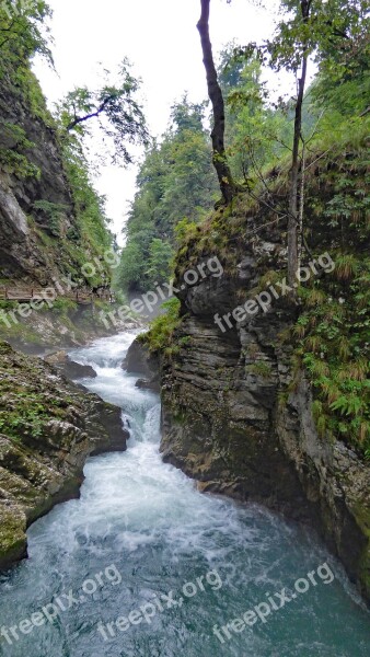 Vintgar Gorge Bled Slovenia Radovna