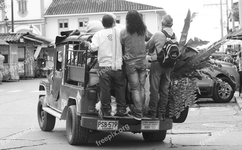 Black And White Means Of Transport In Filandia Jeep Willys Free Photos