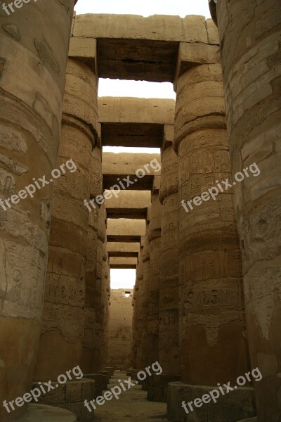 Karnak Temple Egypt Vacations Free Photos