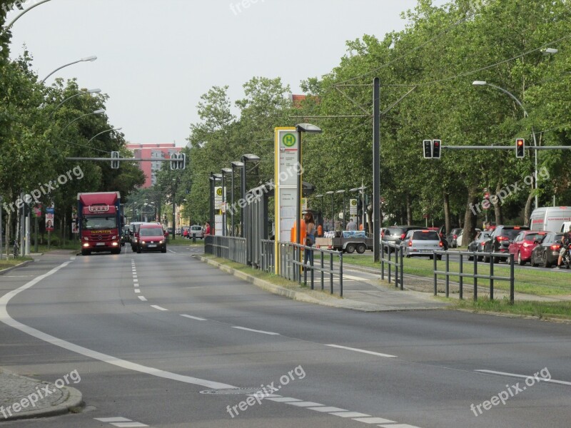 Berlin Junction Traffic Lights Road Capital