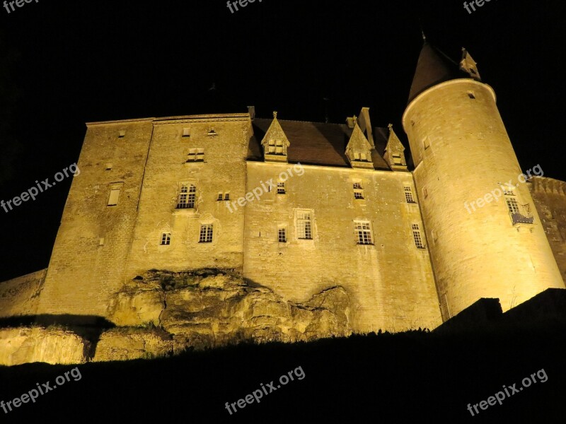 Chateauneuf-en-auxois Chateauneuf Chateau Castle Bourgogne