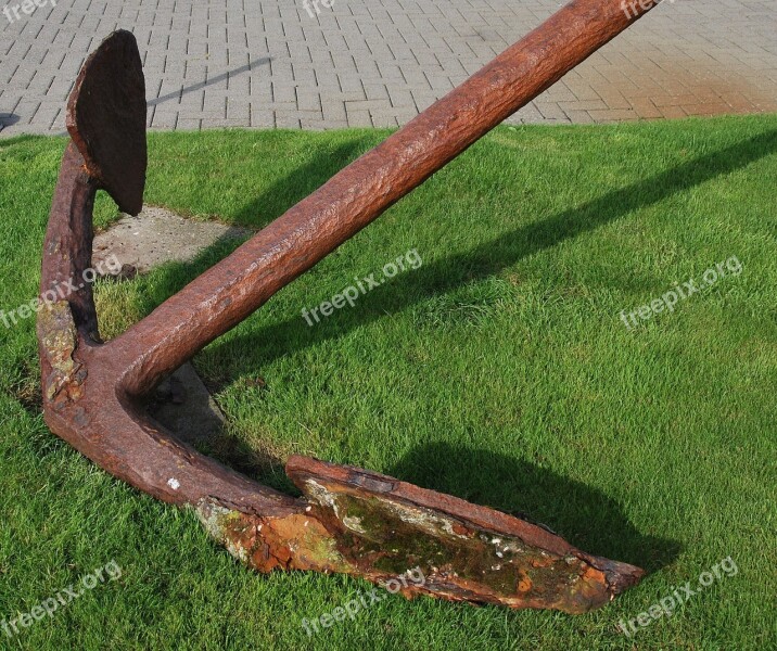 Seafaring Anchor Old Morsch Rust