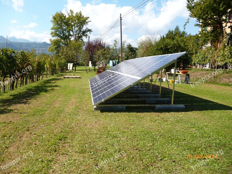 The Plant To The Ground Pv Energy Saving Energi Renewable Energies