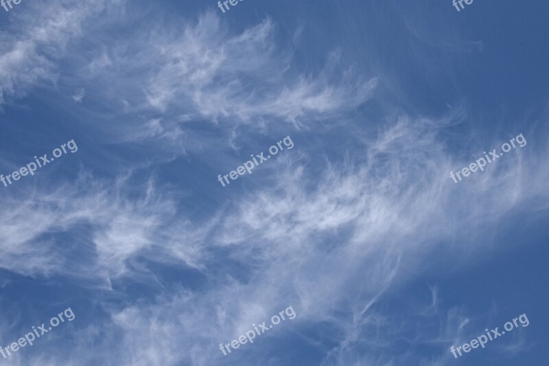 Wispy Clouds Cloudscape Skyscape Nature Clouds